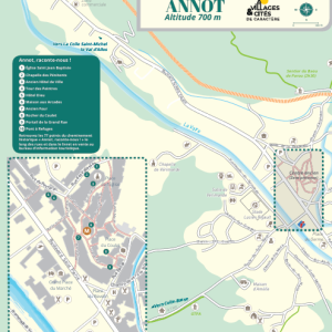 Carte touristique d'Annot