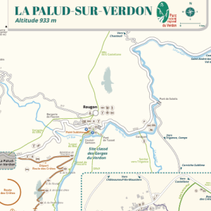 Carte touristiques de La Palud-sur-Verdon