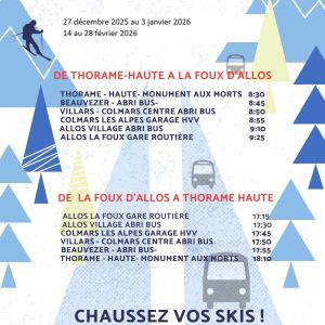 Navettes Hiver Thorame <--> Val d'Allos